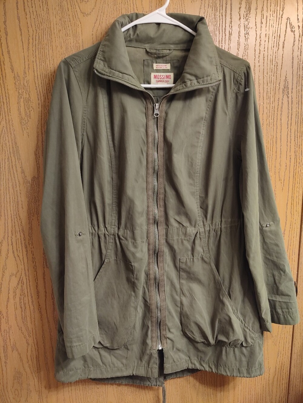 Mossimo Supply Co. Olive Green Water-Resistant Jacket